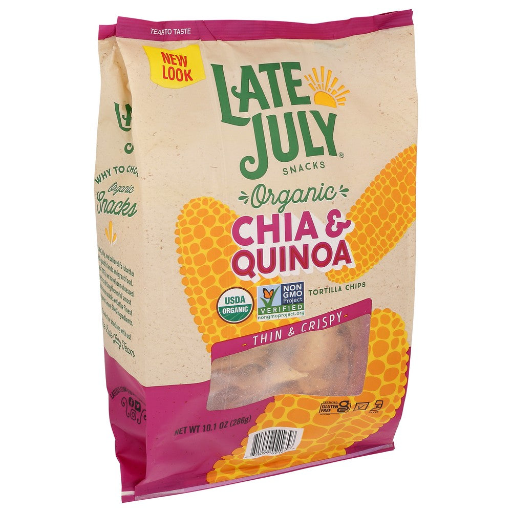 Late July 114429,  Restaurant Style Chia & Quinoa 10.1 Ounce,  Case of 9