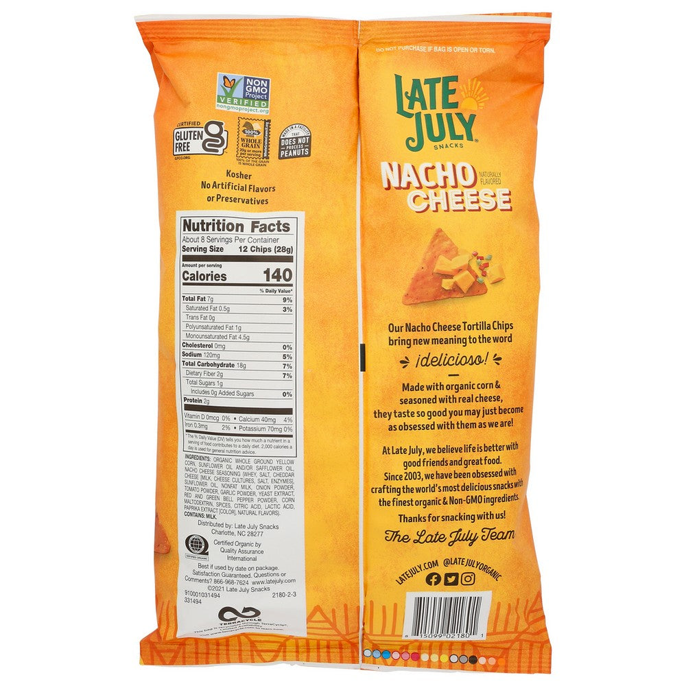 Late July 114444,  Nacho Cheese 7.8 Ounce,  Case of 12