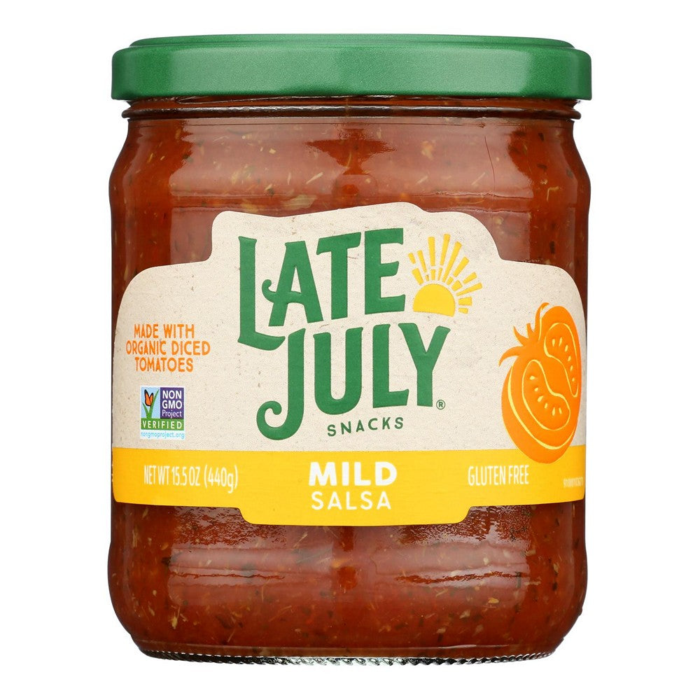 Late July Snacks - Salsa Mild - Case of 12-15.5 OZ