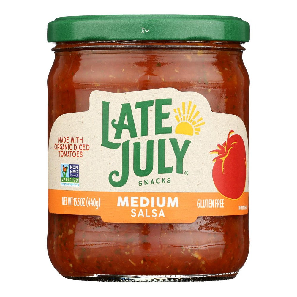 Late July Snacks - Salsa Medium - Case of 12-15.5 OZ