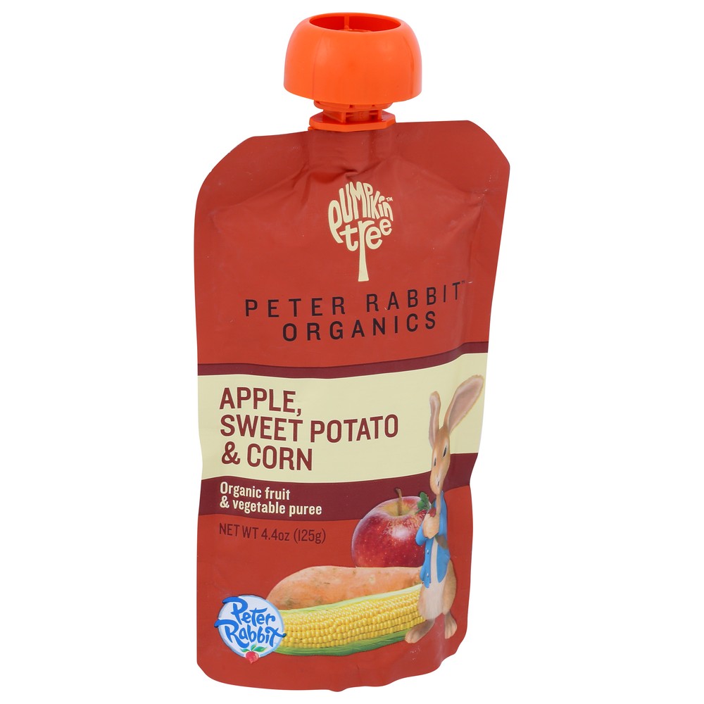 Pumpkin Tree™ 10028, Pumpkin Tree Organicanic Vegtable & Fruit Snack, Sweet Potato, Corn And Apple, 4.4 Oz.,  Case of 10