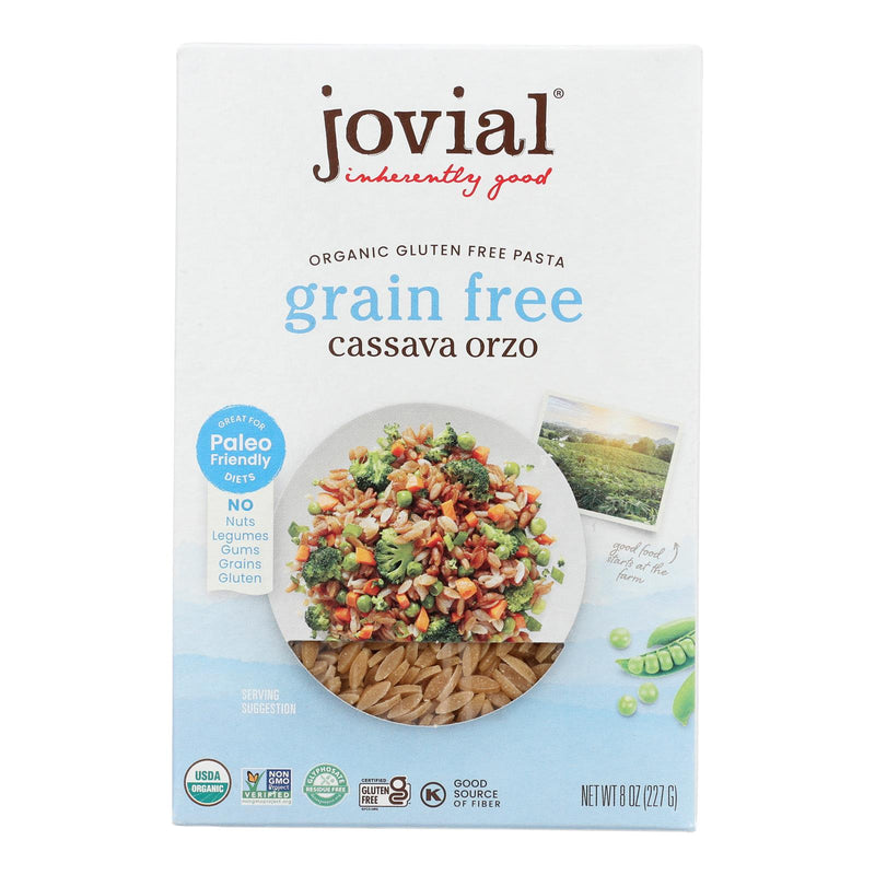 Jovial - Pasta Organic Cassava Orzo - Case of 12-8 Ounce