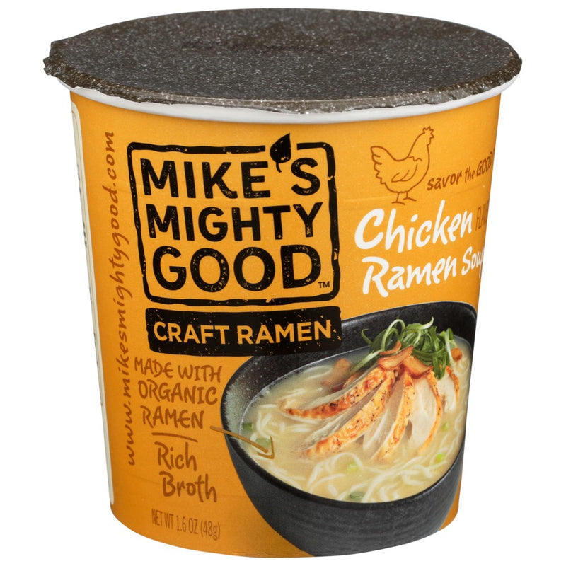 Mikes Mighty Good Soup Cup Chicken Organic - 2 Ounce, Case of 6