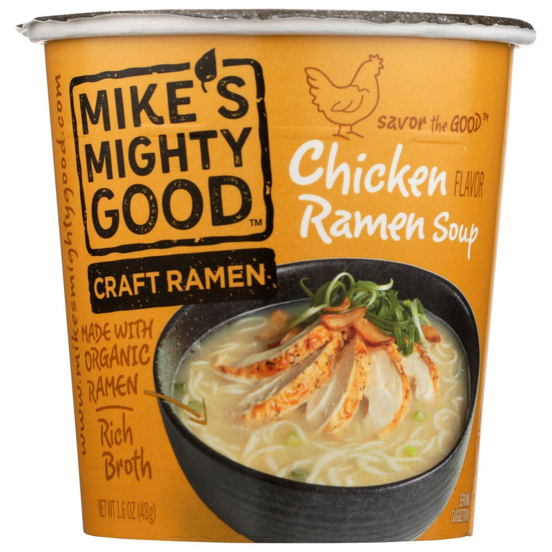 Mikes Mighty Good Soup Cup Chicken Organic - 2 Ounce, Case of 6