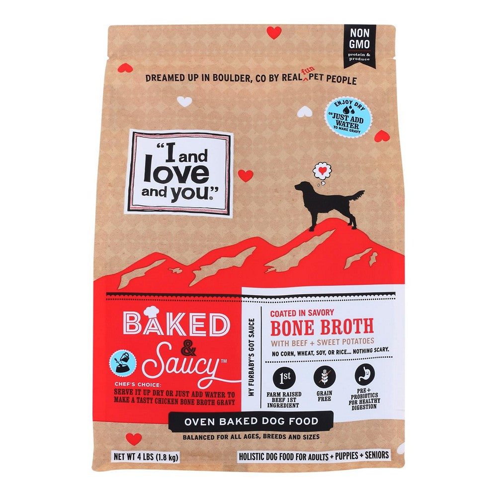 I And Love And You - Dog Food Beef & Sweet Pot - Case of 4-4 LB