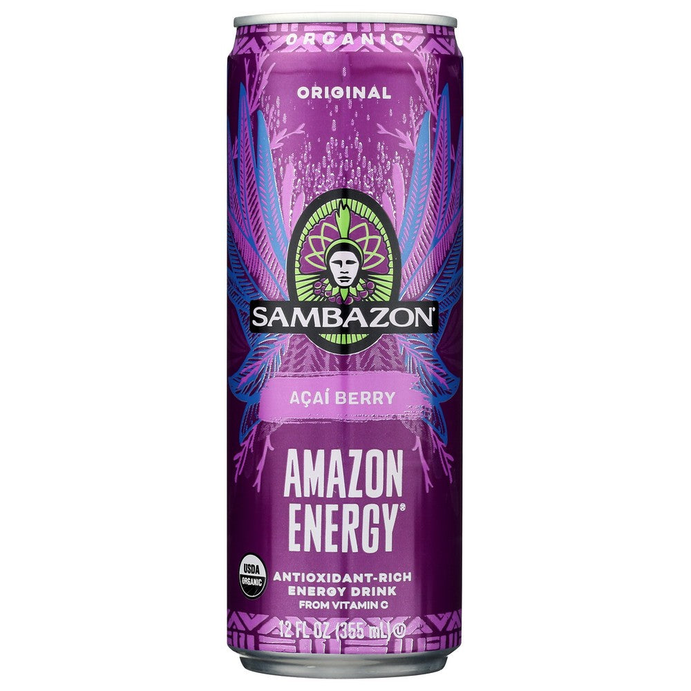 Sambazon Energy Acai Organicnl - 12 Fluid Ounce,  Case of 12