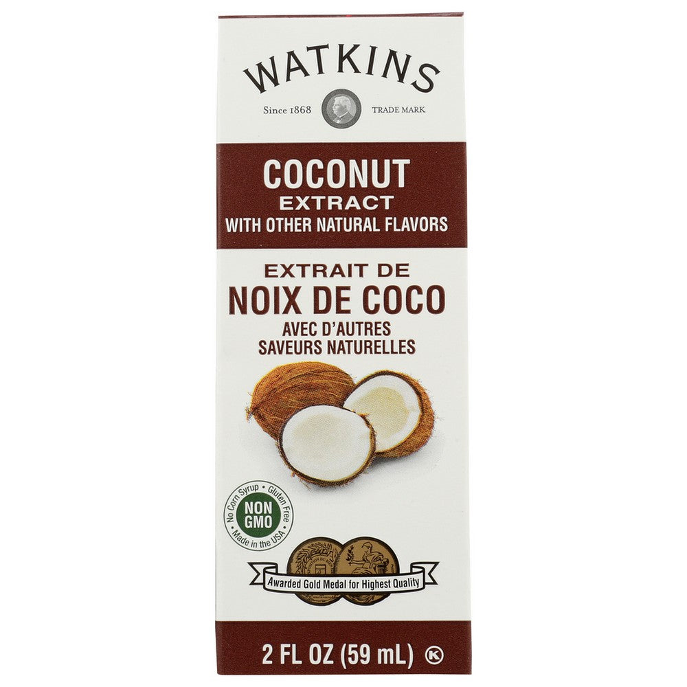 Watkins 60435, Watkins Imitation Coconut Extract, 2 Fl. Oz.,  Case of 6