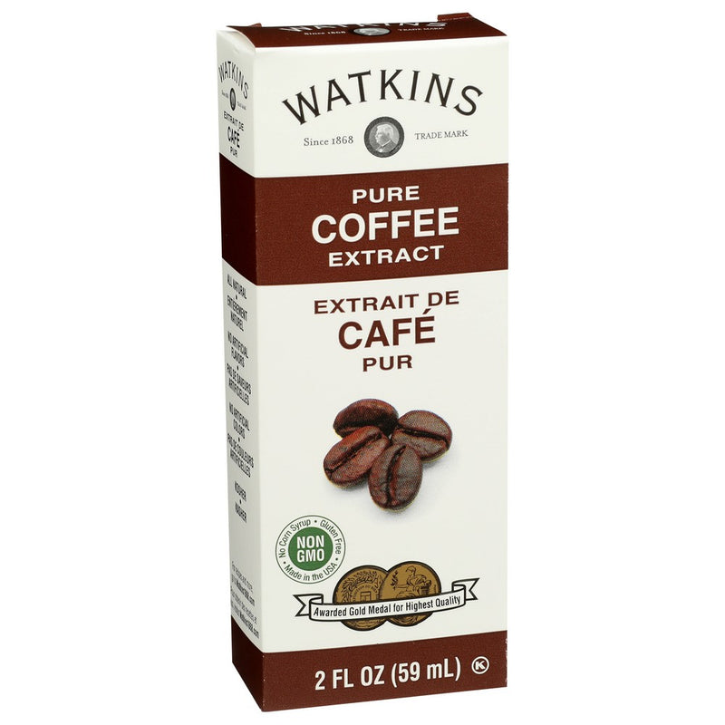 Watkins Extract Pure Coffee - 2 Fluid Ounce, Case of 6