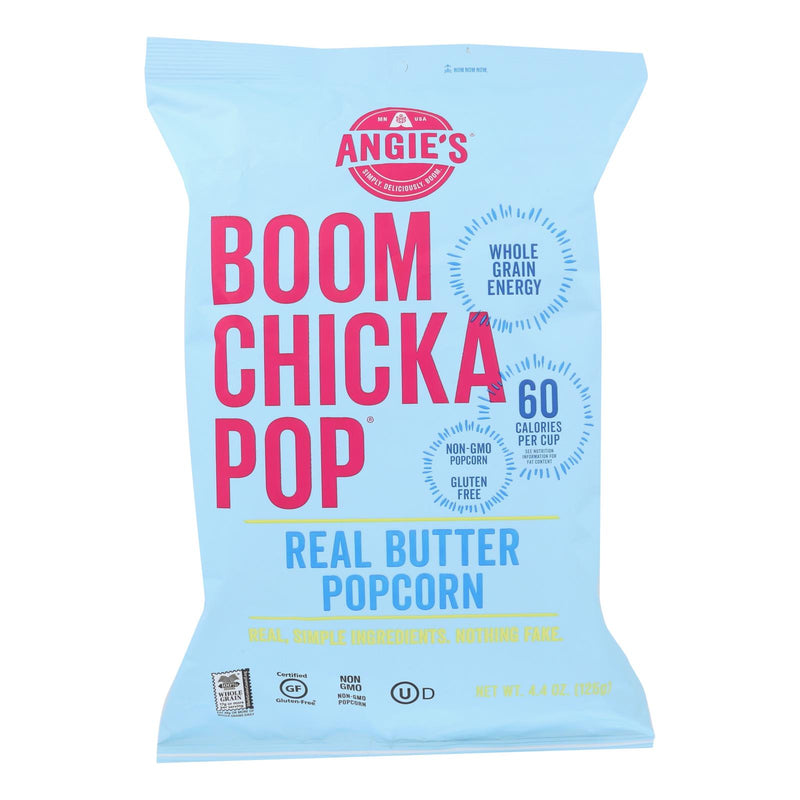 Angie's Kettle Corn Popcorn - Boom Chicka Pop - Real Butter - Case of 12 - 4.4 Ounce