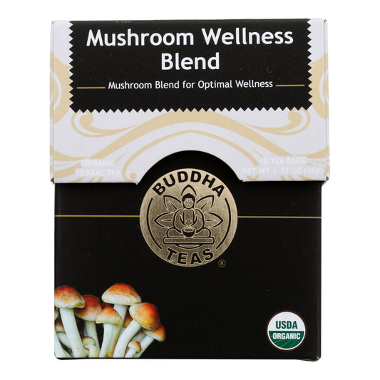 Buddha Teas - Tea Mushroom Wllnss Blend - Case of 6-18 BAG