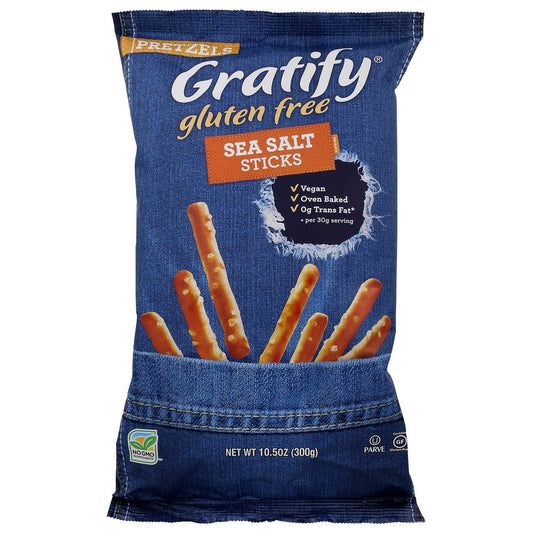 Gratify 210-10-314,  Gratify Gluten Free Pretzel Twists 10.5 Ounce,  Case of 6