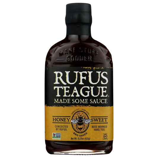 Rufus Teague Sauce Bbq Honey Sweet - 15 Ounce,  Case of 6