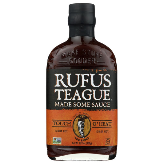 Rufus Teague Sauce Bbq Touch O Heat - 15 Ounce,  Case of 6