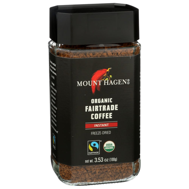 Mount Hagen Coffee Instant Jar Regulr - 4 Ounce, Case of 6