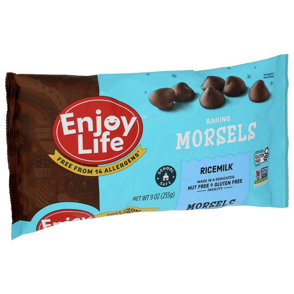 Enjoy Life Chocolate Ricemilk Baking - 9 Ounce, Case of 12