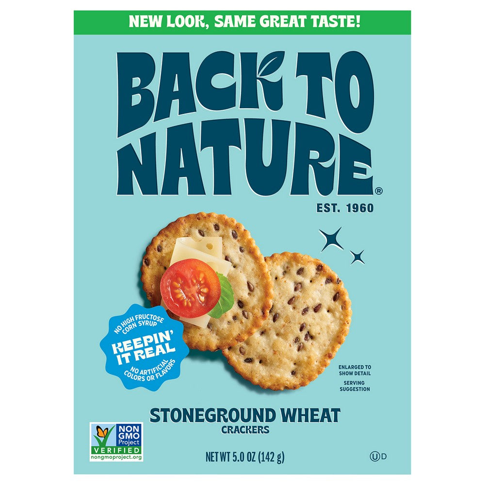 Back To Nature - Crackers Stngrnd Wht Orig - Case of 6-5 OZ