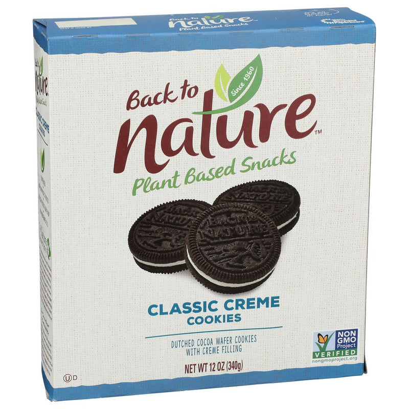 Back To Nature Cookie Sndwch Classic Cream - 12 Ounce, Case of 6