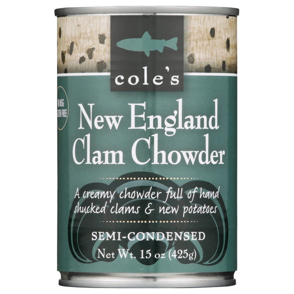 Coles Soup New Englnd Clam Chow - 15 Ounce, Case of 6