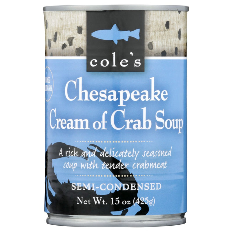 Coles Soup Chesapeake Cream Cra - 15 Ounce, Case of 6