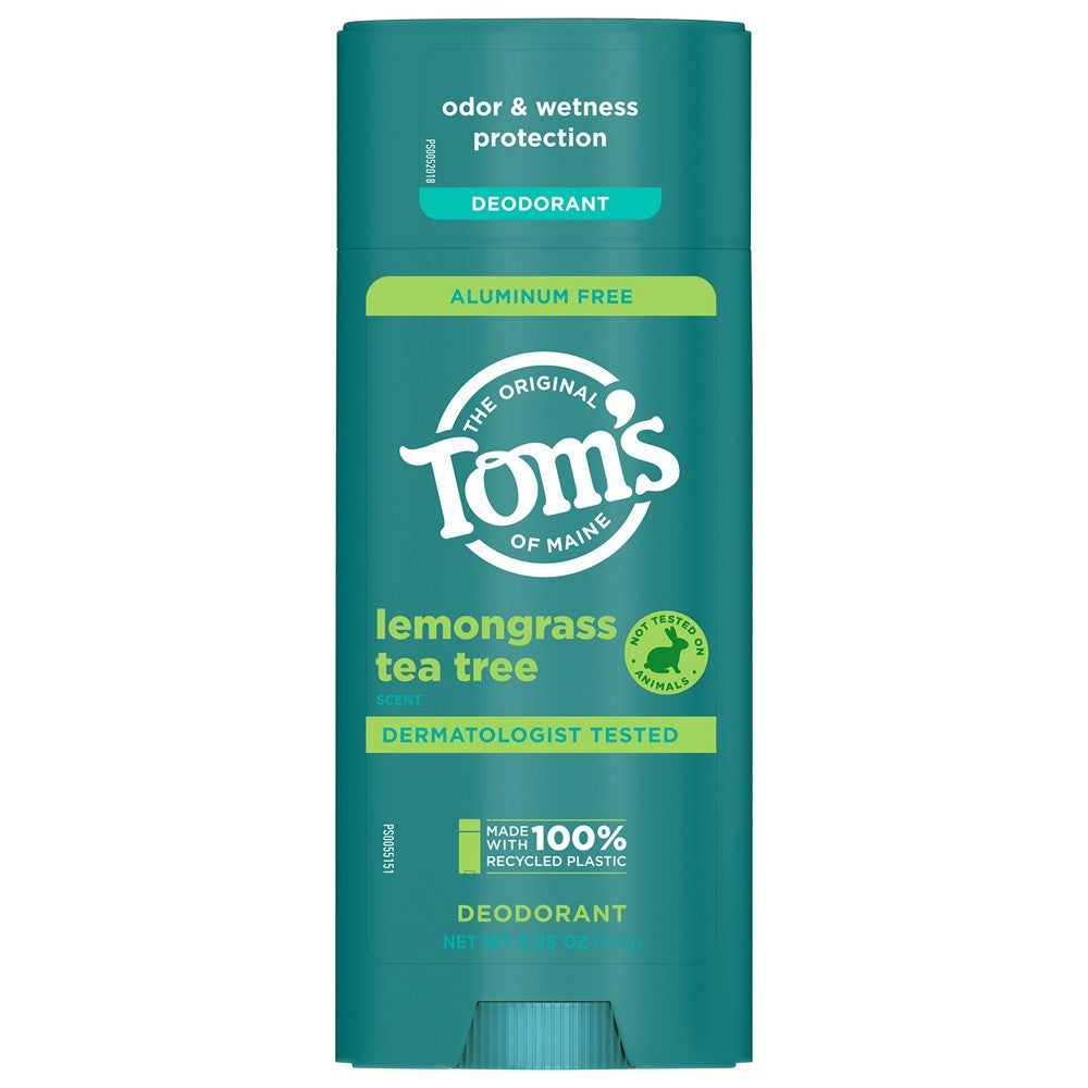 Tom's Of Maine - Deod Stick Lmngrs Teatree - EA of 1-3.25 OZ