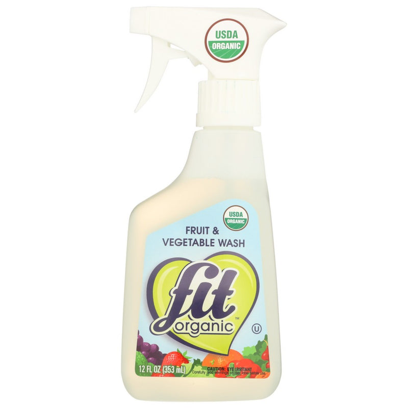 Fit Organic Produce Wash Spray Organic - 12 Ounce, Case of 12