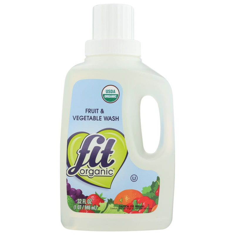 Fit Organic Produce Wash Soaker Organic - 32 Ounce, Case of 12