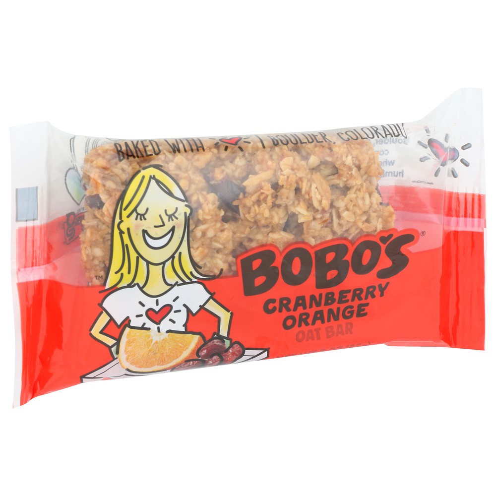 Bobo's® 102-D, Bobo’S Oat Bars, Cranberry Orange 3 Oz. Bar,  Case of 12