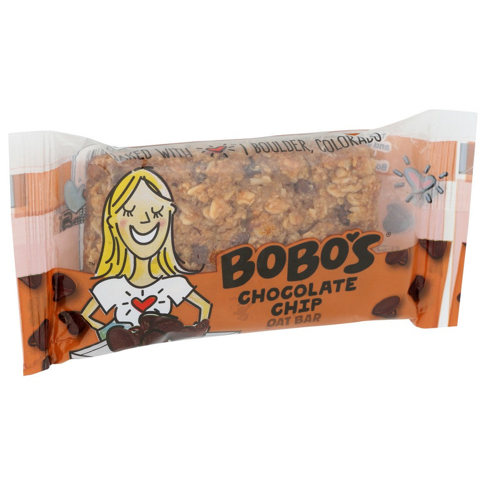 Bobo's® 108-D, Bobo’S Oat Bars, Chocolate Chip 3 Oz. Bar,  Case of 12