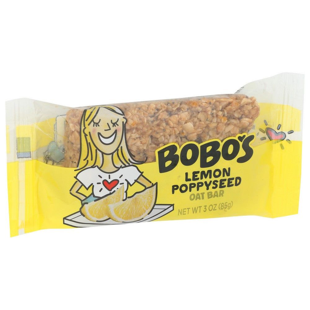 Bobo's® 114-D, Bobo’S Oat Bars, Lemon Poppyseed 3 Oz. Bar,  Case of 12