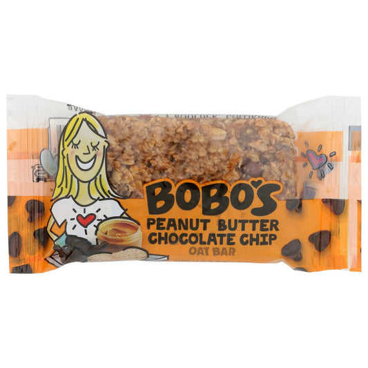 Bobo's® , Peanut Butter Chocolate Chip Oat Bar 3 Ounce,  Case of 12