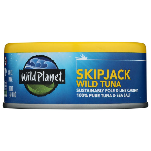 Wild Planet 70, Wild Planet Wild Tuna, Light Skipjack, 5 Oz.,  Case of 12