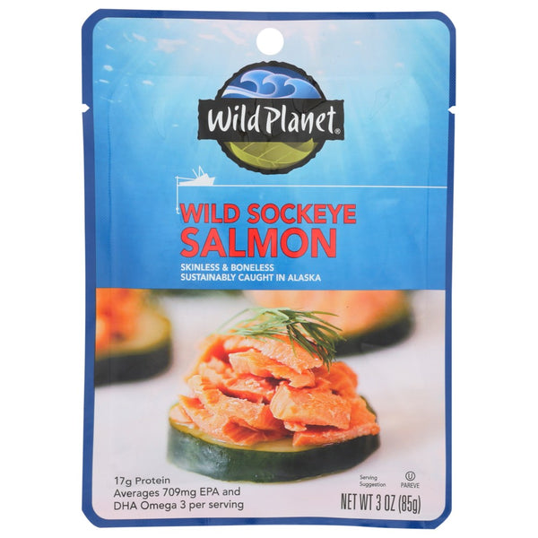 Wild Planet ,  Wild Sockeye Salmon 3 Ounce,  Case of 24