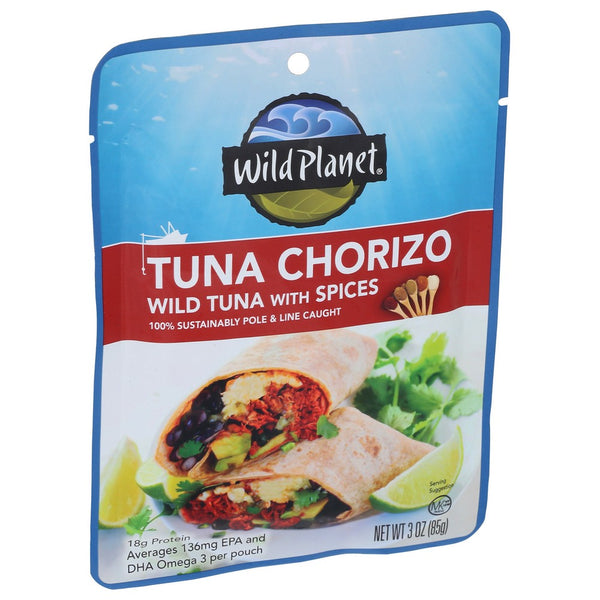 Wild Planet , Wild Tuna Chorizo W/Spices Wild Tuna Chorizo W/ Spices 3 Ounce,  Case of 24
