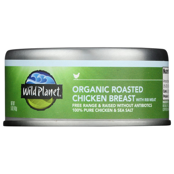 Wild Planet Foods 220, Wild Planet Organicanic Roasted Chicken Breast, 5 Oz.,  Case of 12