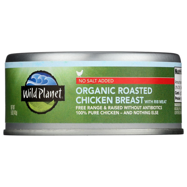 Wild Planet Foods 221, Wild Planet Organicanic Roasted Chicken Ns, 5 Oz.,  Case of 12
