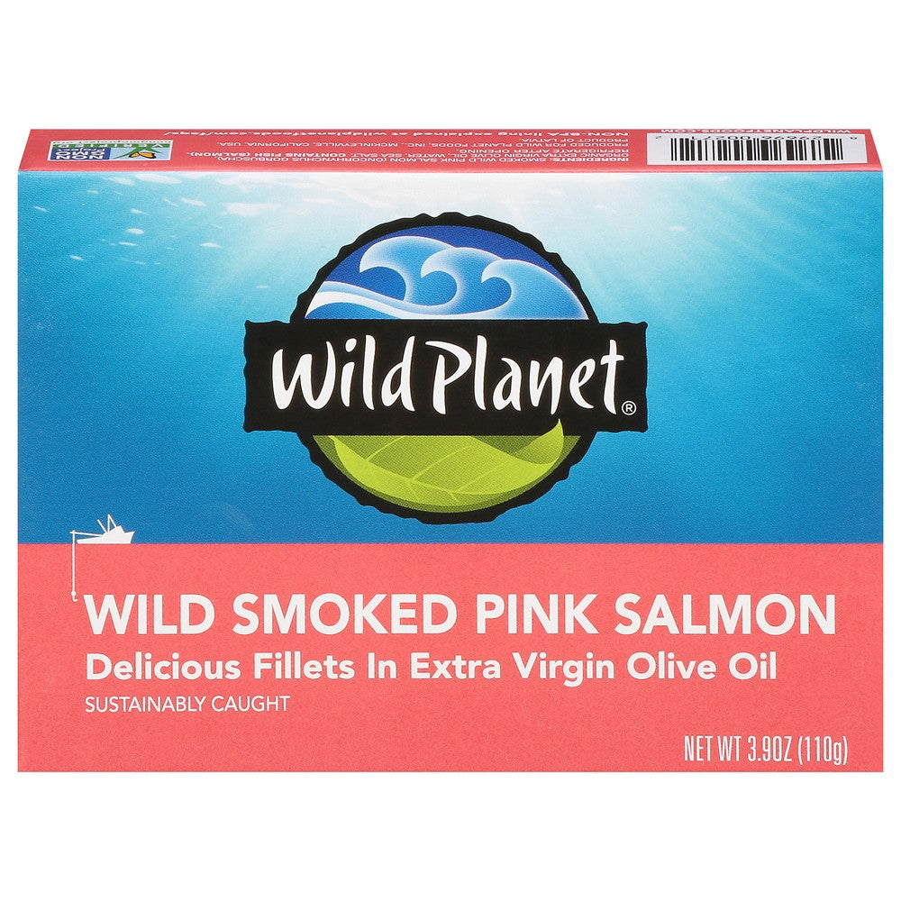 Wild Planet - Pink Salmon Wild Smoked - Case of 12-3.9 OZ