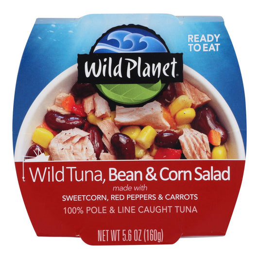 Wild Planet - Salad Wld Tuna Bean/corn - Case of 12-5.6 Ounce