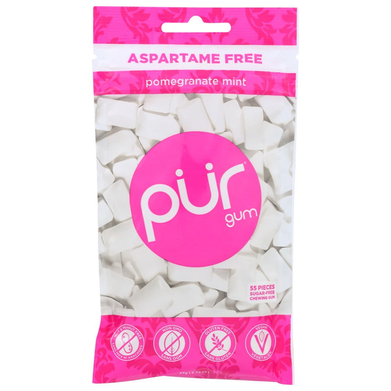 Pur Gum Pmgrnte Mint 55pc - 3 Ounce, Case of 12