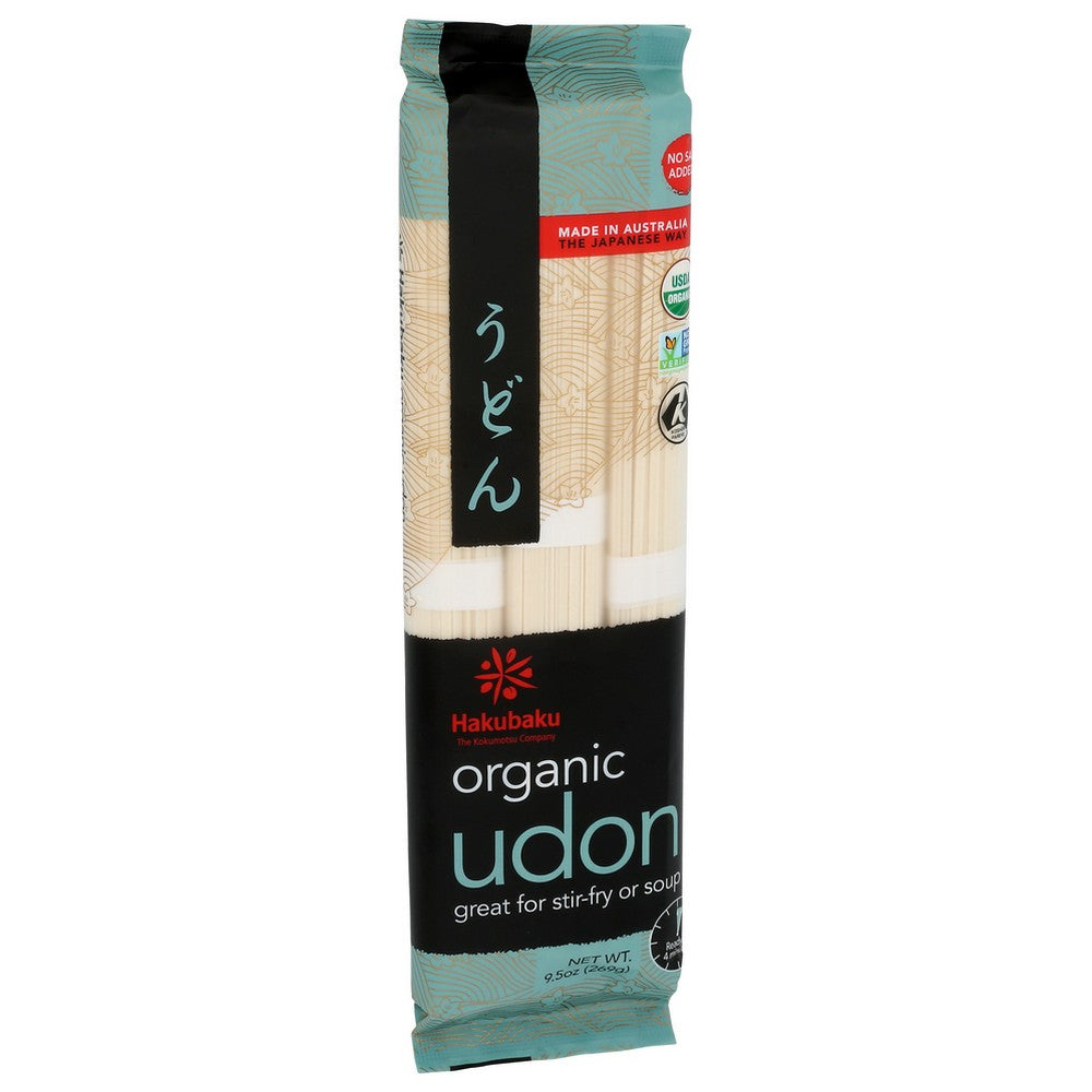 Hakubaku A30003, Hakubaku Organicanic Udon Noodles, 3 Pack,  Case of 8