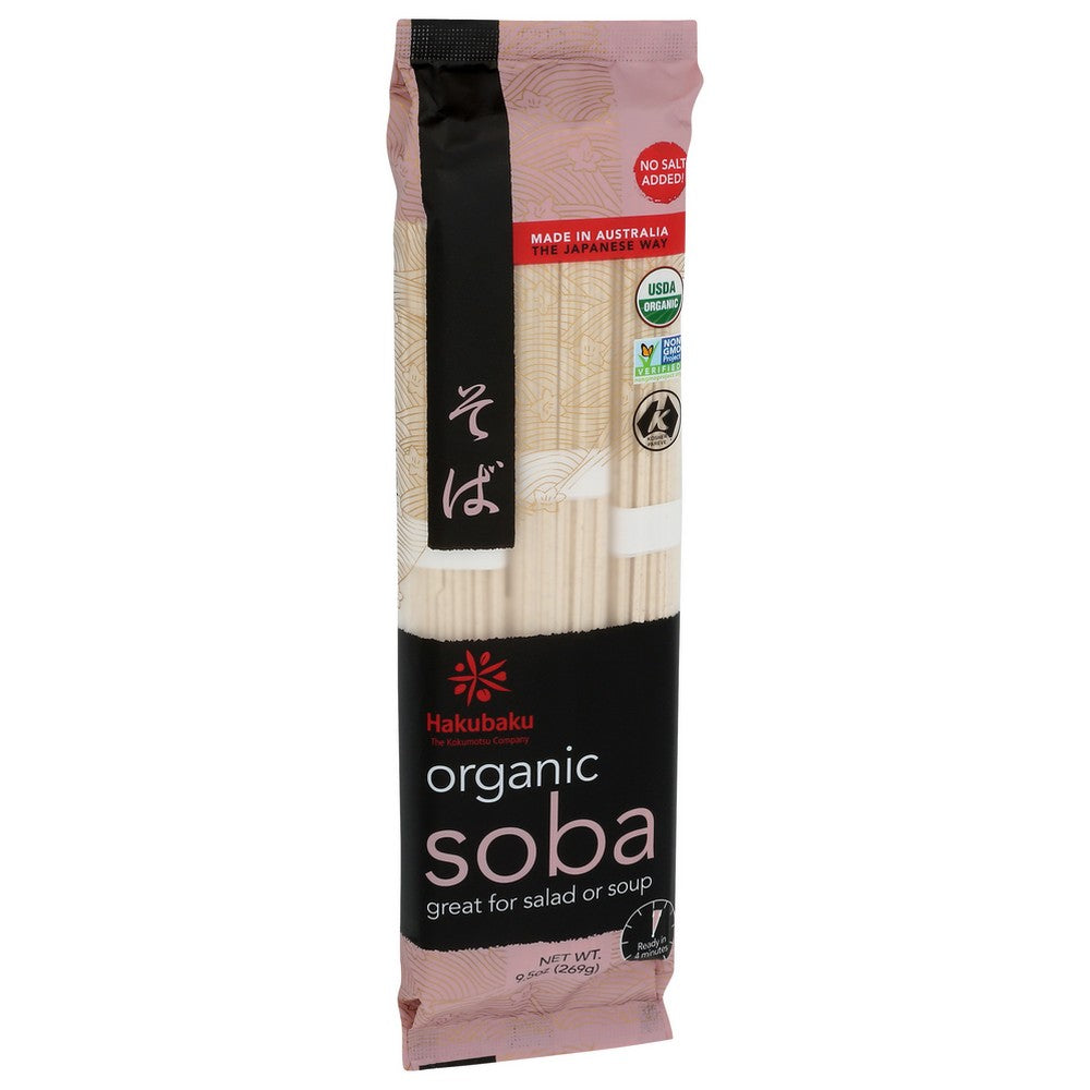 Hakubaku A30004, Soba Noodle 9.5 Ounce,  Case of 8