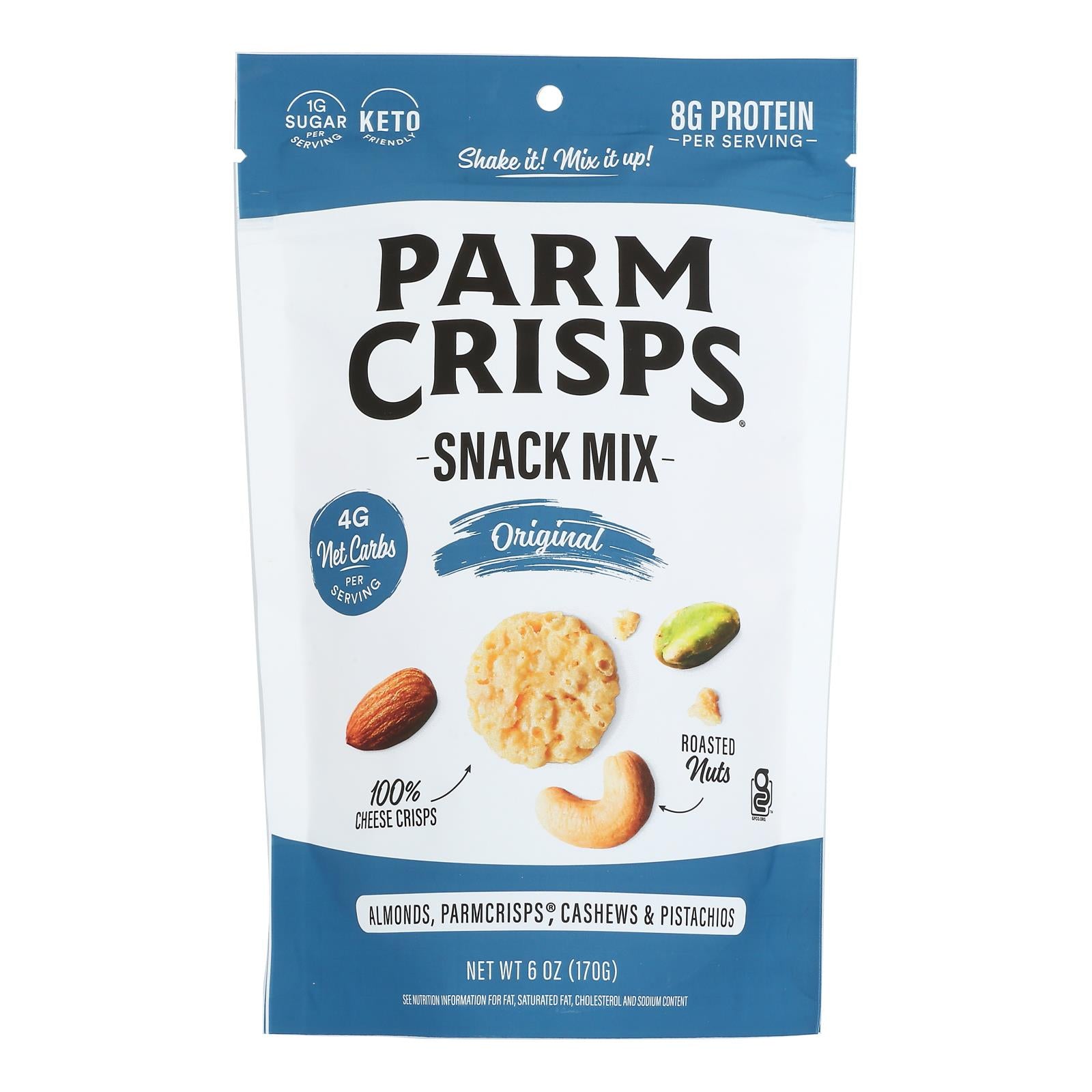 Parm Crisps - Snack Mx Original Parm Crisp - Case of 12-6 Ounce