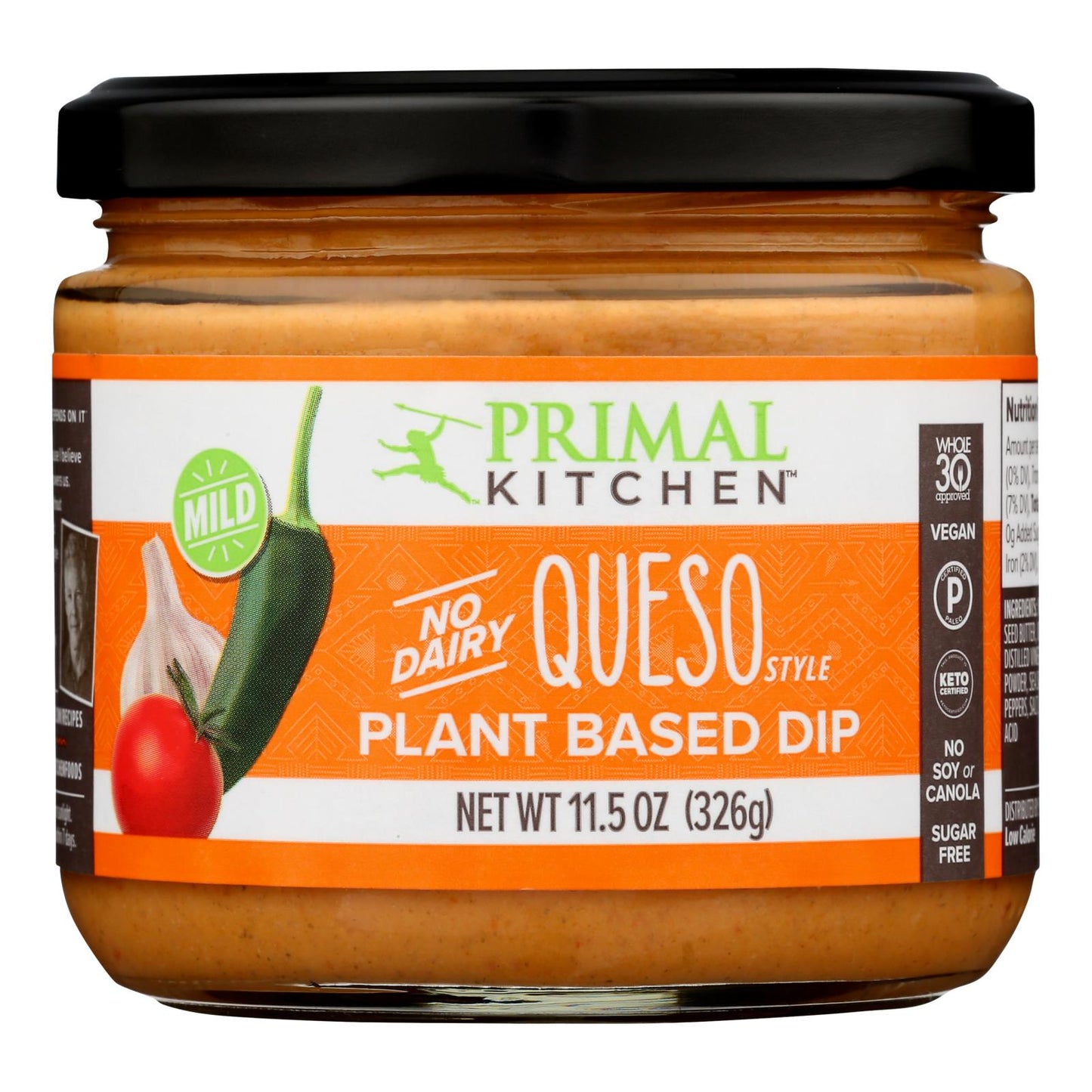 Primal Kitchen - Dip Vegan Queso.mild - Case of 6-11.5 Ounce