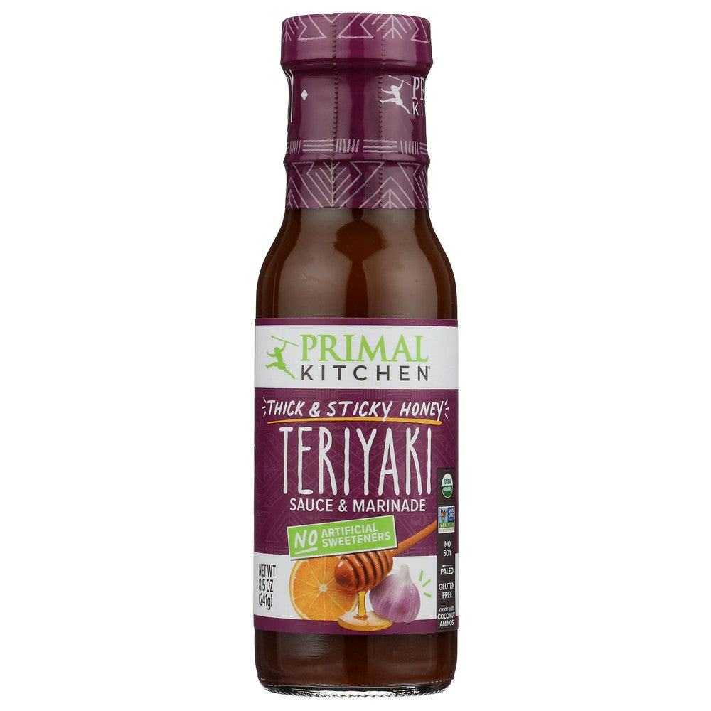 Primal Kitchen Sauce No Soy Hny Teriyaki - 9 Ounce,  Case of 6