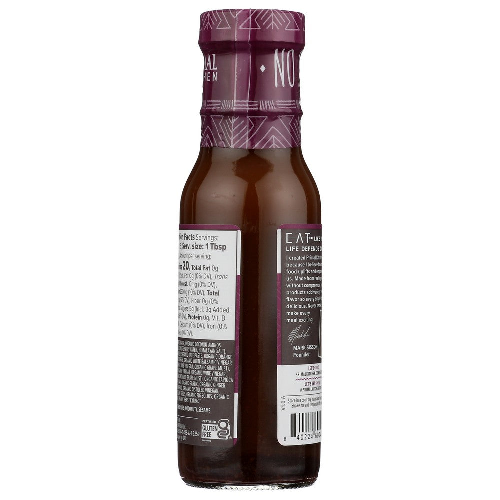 Primal Kitchen Sauce No Soy Hny Teriyaki - 9 Ounce,  Case of 6