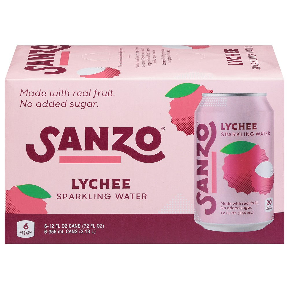 Sanzo - Sparkling Wtr Lychee - Case of 4-6/12 FZ