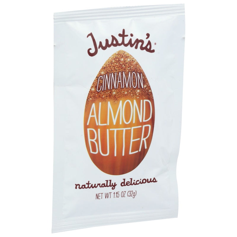 Justins Nut Btr Almnd Cin Squeeze Pk - 1 Ounce, Case of 10