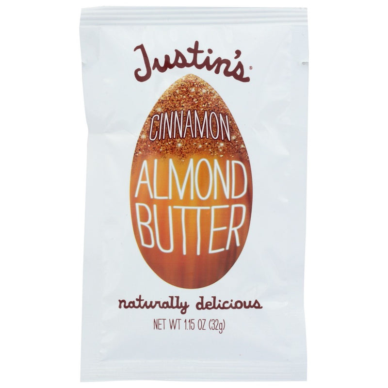 Justins Nut Btr Almnd Cin Squeeze Pk - 1 Ounce, Case of 10