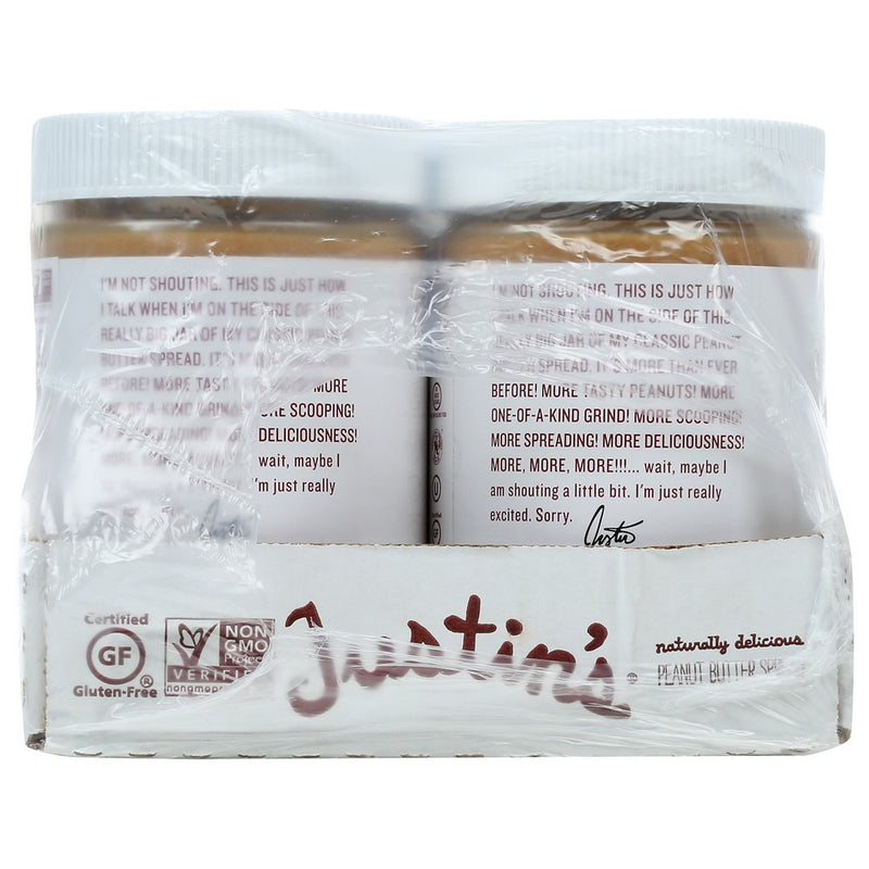 Justins Nut Butter Peanut Classic - 28 Ounce, Case of 6