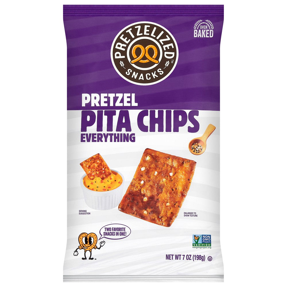 Pretzelized - Pita Chip Everything - Case of 12-7 OZ