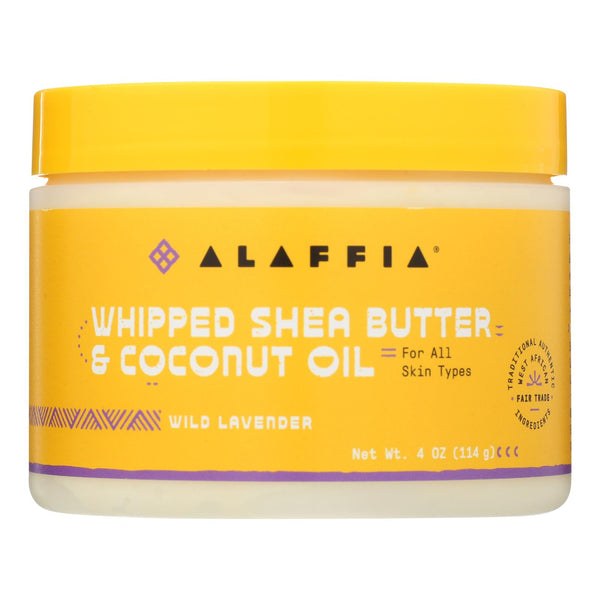 Alaffia - Whpd Shea Butter Coconut Lavender - 1 Each-4 Ounce